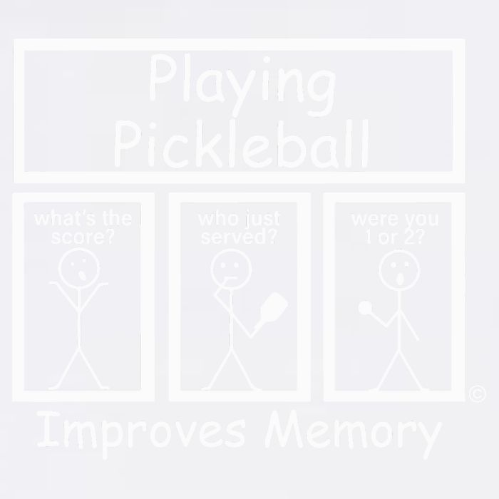 Playing Pickleball Improves Memory Funny Pickleball Garment-Dyed Sweatshirt