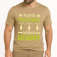 Playing Pickleball Improves Memory Funny Pickleball Design Cooling Performance Crew T-Shirt