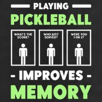Playing Pickleball Improves Memory Dink Player Cute Gift Cool Comfort Performance Bucket Hat