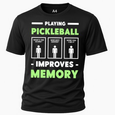 Playing Pickleball Improves Memory Dink Player Cute Gift Performance Shirt