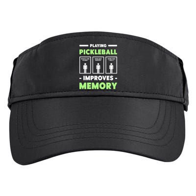 Playing Pickleball Improves Memory Dink Player Cute Gift Adult Drive Performance Visor