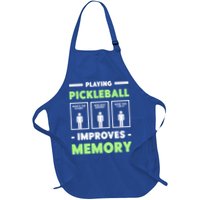 Playing Pickleball Improves Memory Dink Player Cute Gift Apron