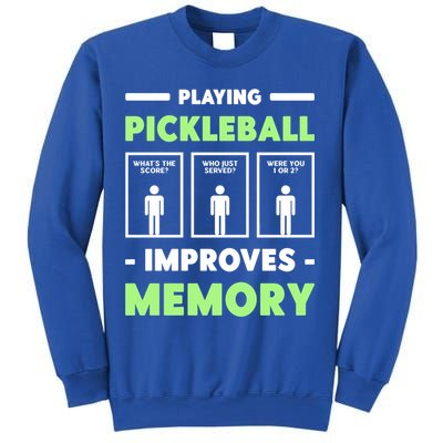 Playing Pickleball Improves Memory Dink Player Cute Gift Sweatshirt
