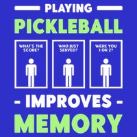Playing Pickleball Improves Memory Dink Player Cute Gift 16 in Basic Backpack