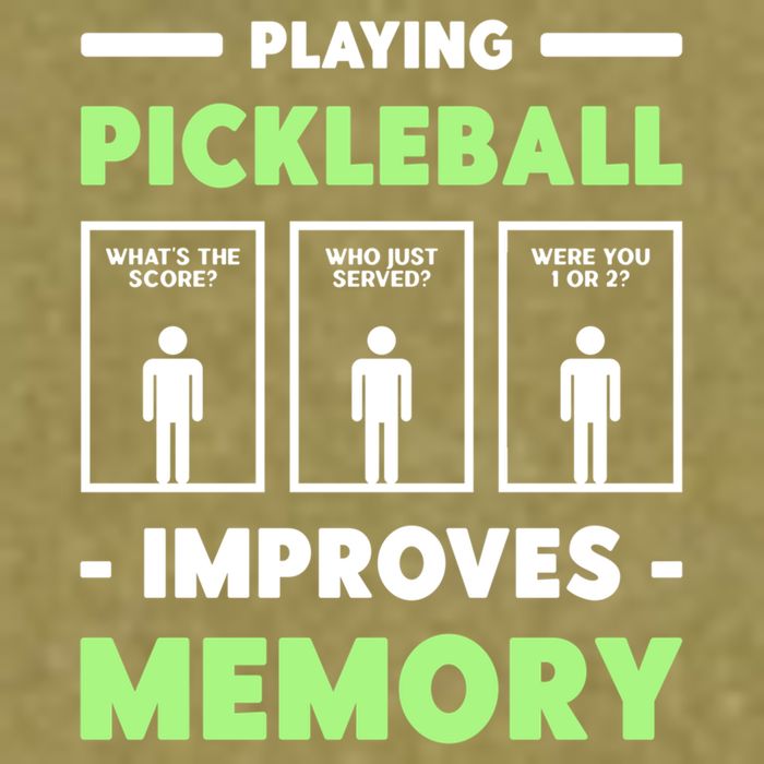 Playing Pickleball Improves Memory Dink Player Cute Gift Garment-Dyed Women's Muscle Tee
