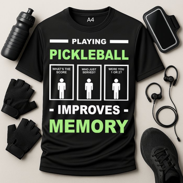 Playing Pickleball Improves Memory Dink Player Performance Shirt