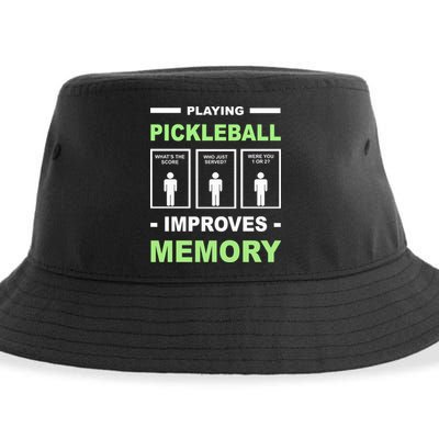 Playing Pickleball Improves Memory Dink Player Sustainable Bucket Hat