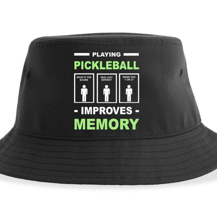 Playing Pickleball Improves Memory Dink Player Sustainable Bucket Hat