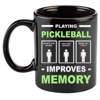 Playing Pickleball Improves Memory Dink Player 11oz C Handle Ceramic Mug