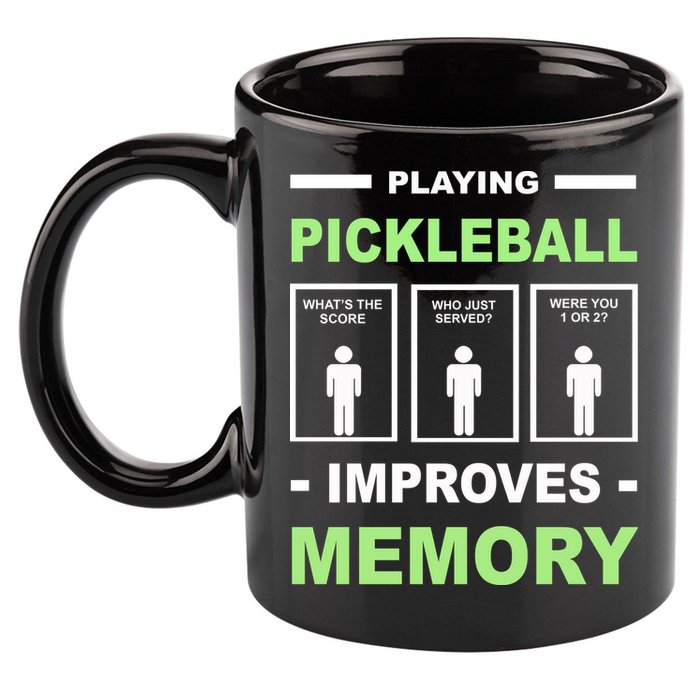 Playing Pickleball Improves Memory Dink Player 11oz C Handle Ceramic Mug