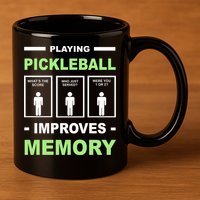 Playing Pickleball Improves Memory Dink Player 11oz C Handle Ceramic Mug
