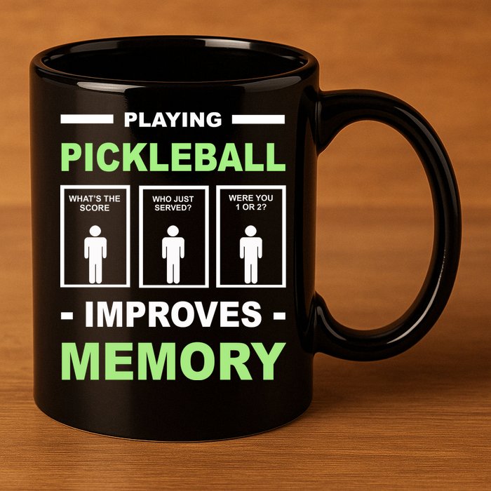 Playing Pickleball Improves Memory Dink Player 11oz C Handle Ceramic Mug