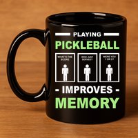 Playing Pickleball Improves Memory Dink Player 11oz C Handle Ceramic Mug