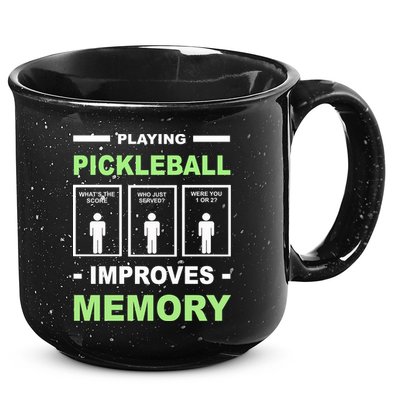 Playing Pickleball Improves Memory Dink Player 15oz Campfire Ceramic Mug