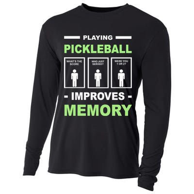 Playing Pickleball Improves Memory Dink Player Cooling Performance Long Sleeve Crew
