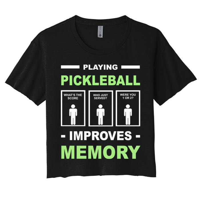 Playing Pickleball Improves Memory Dink Player Crop Top