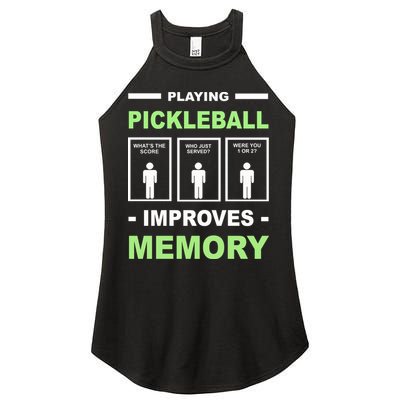 Playing Pickleball Improves Memory Dink Player Women's Perfect Tri Rocker Tank