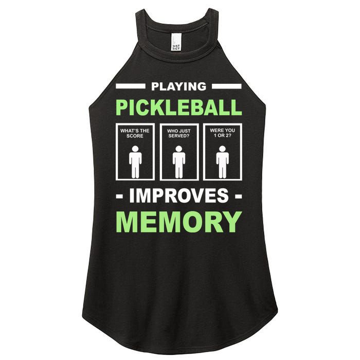 Playing Pickleball Improves Memory Dink Player Women's Perfect Tri Rocker Tank