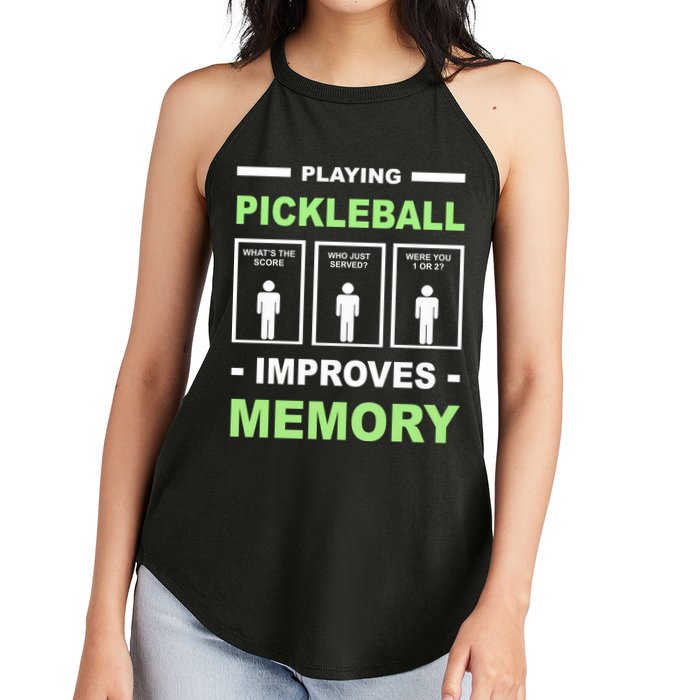 Playing Pickleball Improves Memory Dink Player Women's Perfect Tri Rocker Tank