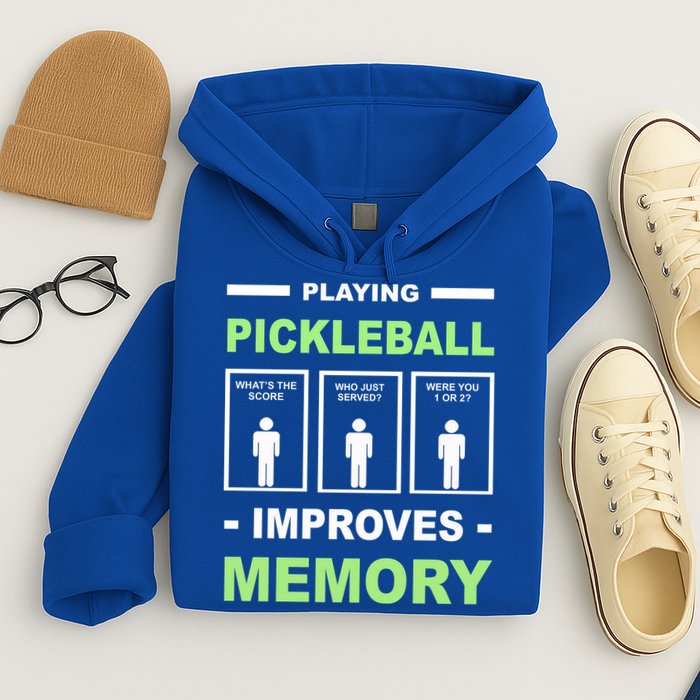 Playing Pickleball Improves Memory Dink Player Hoodie