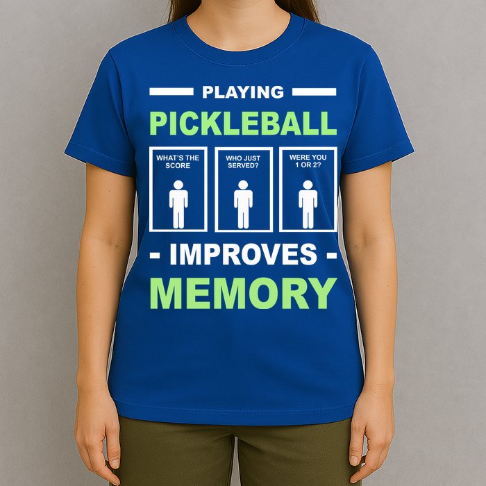 Playing Pickleball Improves Memory Dink Player T-Shirt