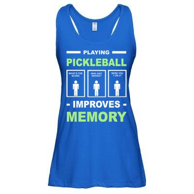 Playing Pickleball Improves Memory Dink Player Ladies Essential Flowy Tank