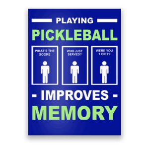 Playing Pickleball Improves Memory Dink Player Poster