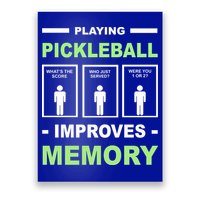 Playing Pickleball Improves Memory Dink Player Poster
