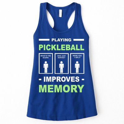 Playing Pickleball Improves Memory Dink Player Womens Tank Top