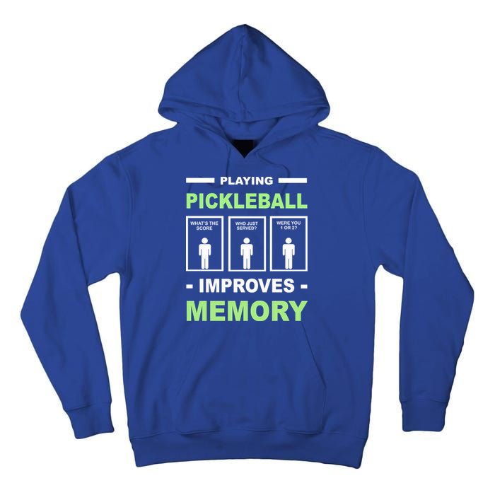 Playing Pickleball Improves Memory Dink Player Tall Hoodie