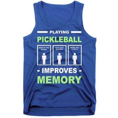 Playing Pickleball Improves Memory Dink Player Tank Top