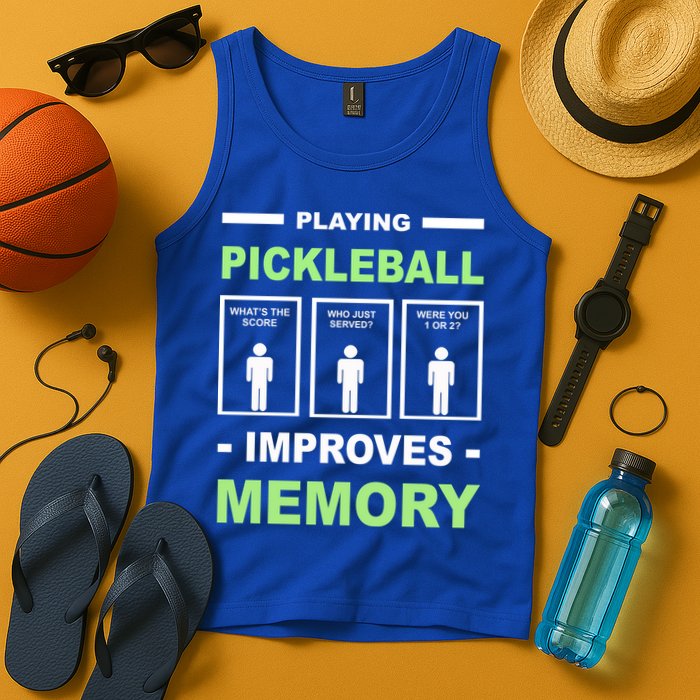 Playing Pickleball Improves Memory Dink Player Tank Top