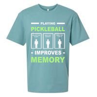 Playing Pickleball Improves Memory Dink Player Sueded Cloud Jersey T-Shirt