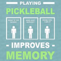 Playing Pickleball Improves Memory Dink Player Sueded Cloud Jersey T-Shirt