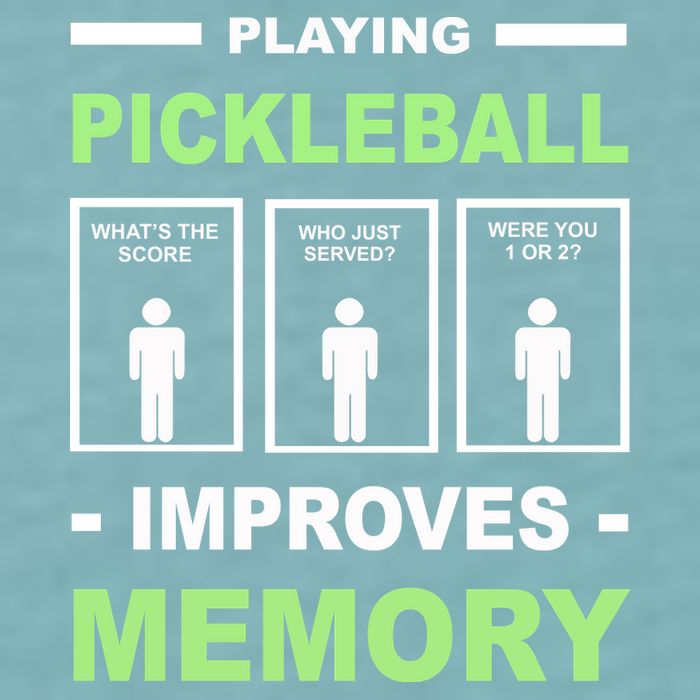 Playing Pickleball Improves Memory Dink Player Sueded Cloud Jersey T-Shirt