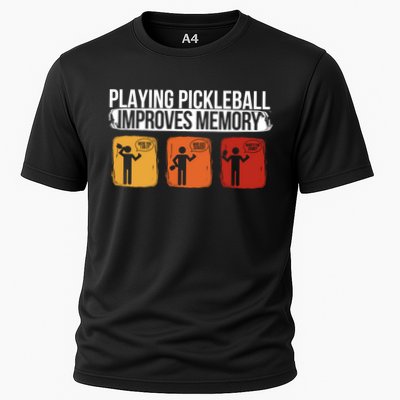 Playing Pickleball Improves Memory Pickleball Player Cute Gift Performance Shirt