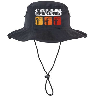 Playing Pickleball Improves Memory Pickleball Player Cute Gift Bucket Hat