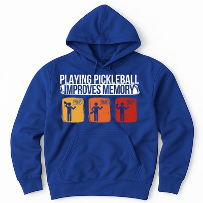 Playing Pickleball Improves Memory Pickleball Player Cute Gift Hoodie