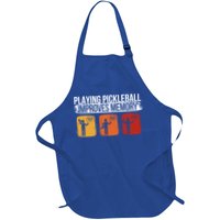 Playing Pickleball Improves Memory Pickleball Player Cute Gift Apron