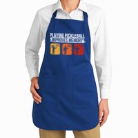 Playing Pickleball Improves Memory Pickleball Player Cute Gift Apron