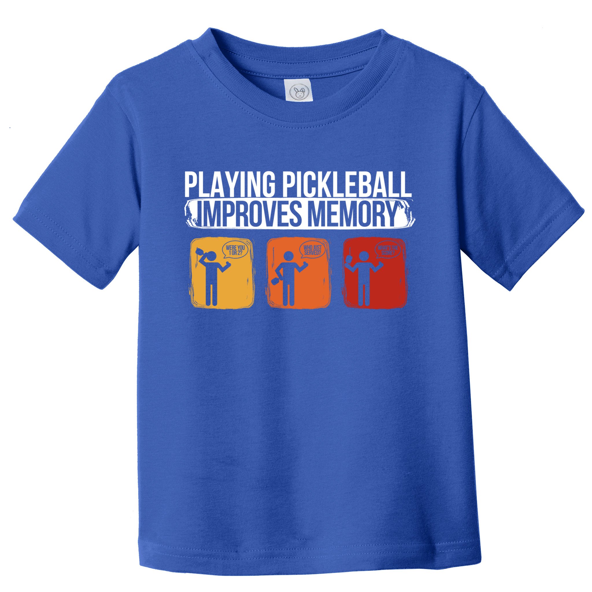 Playing Pickleball Improves Memory Pickleball Player Cute Gift Toddler T-Shirt