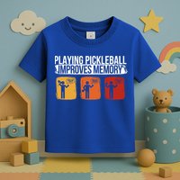 Playing Pickleball Improves Memory Pickleball Player Cute Gift Toddler T-Shirt