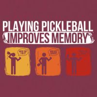 Playing Pickleball Improves Memory Pickleball Player Cute Gift 16oz Travel Tumbler