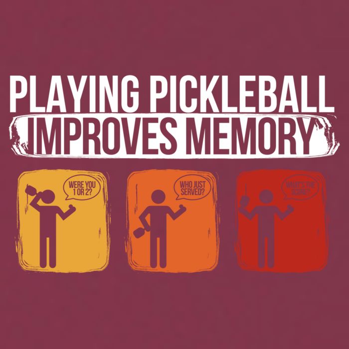 Playing Pickleball Improves Memory Pickleball Player Cute Gift 16oz Travel Tumbler