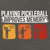 Playing Pickleball Improves Memory Pickleball Player Cute Gift Cotton Canvas Backpack