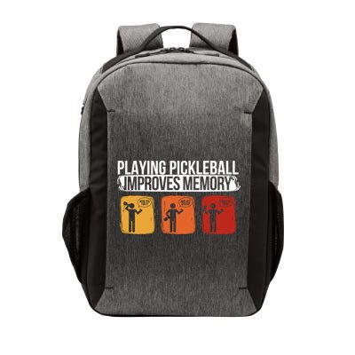 Playing Pickleball Improves Memory Pickleball Player Cute Gift Vector Backpack