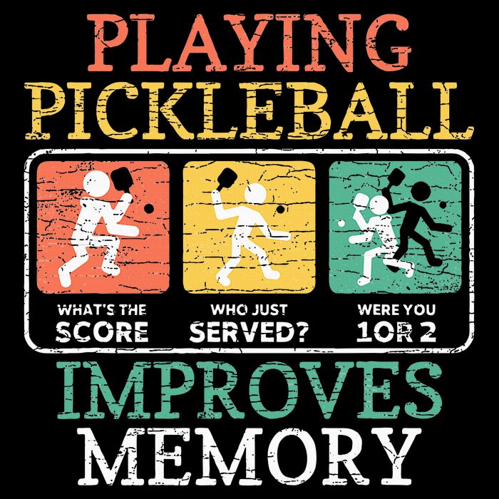 Playing Pickleball Improves Memory Pickleball Mousepad
