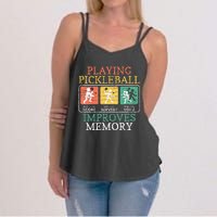 Playing Pickleball Improves Memory Pickleball Women's Strappy Tank