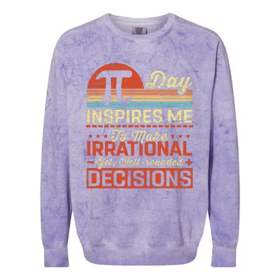 Pidayinspiresmetheirrational Colorblast Crewneck Sweatshirt