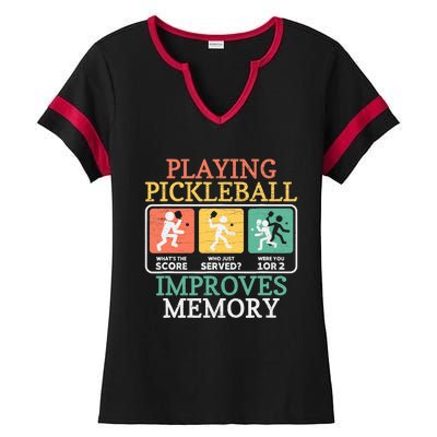 Playing Pickleball Improves Memory Pickleball Ladies Halftime Notch Neck Tee